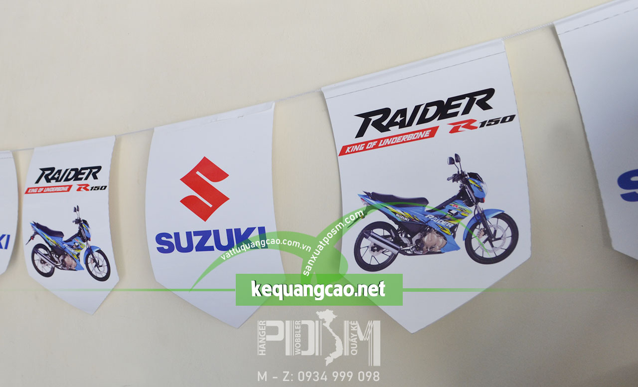 In cờ dây quảng cáo Suzuki - Ảnh 3
