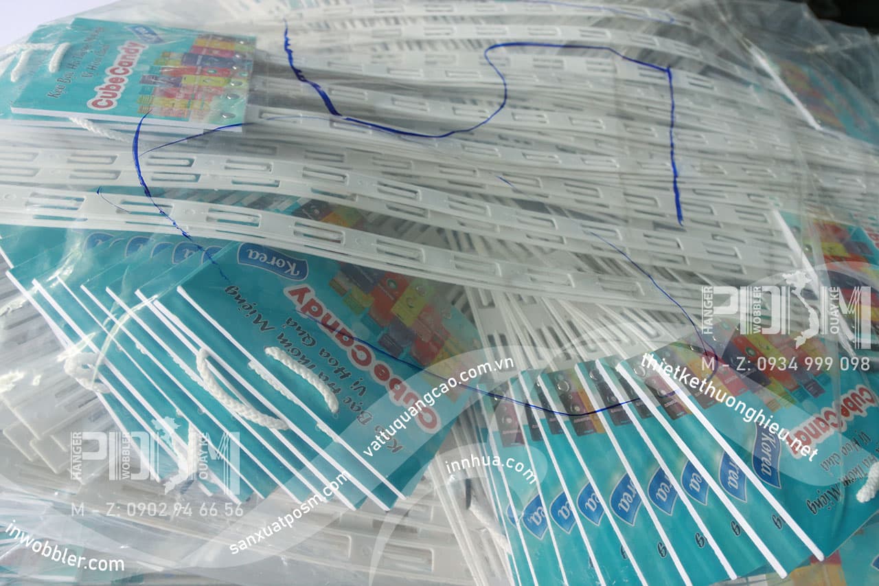 Hanger dây nhựa treo bánh kẹo Korea - Ảnh 3