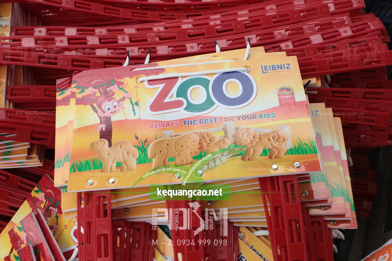 Hanger dây nhựa bảng treo snack Zoo - Ảnh 1