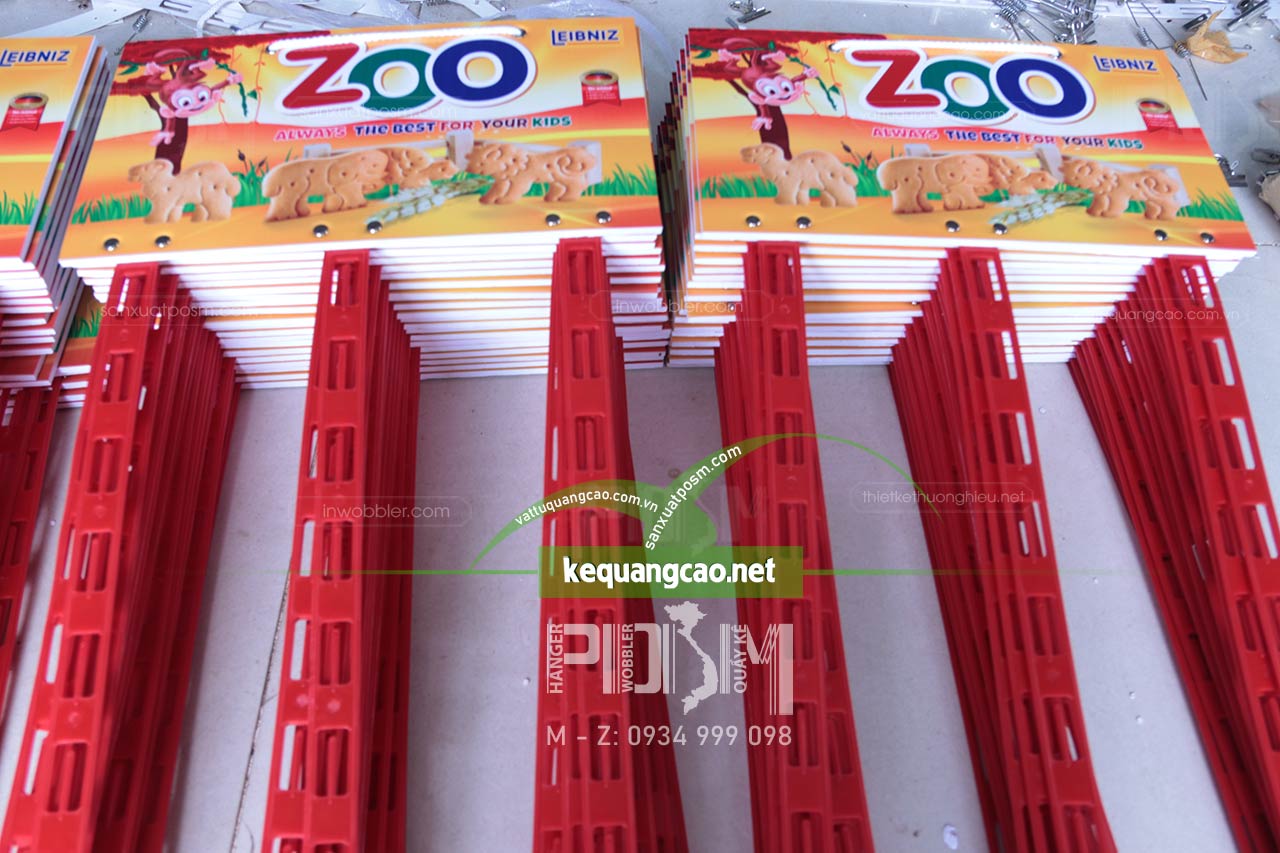 Hanger dây nhựa bảng treo snack Zoo - Ảnh 3