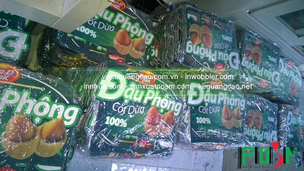 Hanger bảng treo sản phẩm giấy bồi đậu Phộng cốt dừa - Ảnh 4