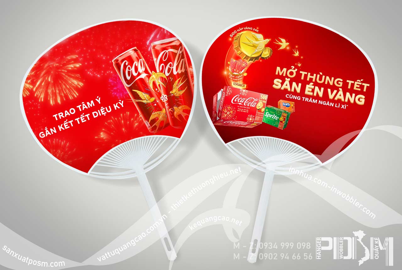In quạt nhựa cầm tay quảng cáo - Ảnh 2